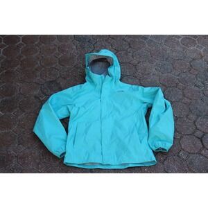 The North Face Dryvent Girl's Large L 14/16 Mint Green Hooded Mesh Lined Jacket